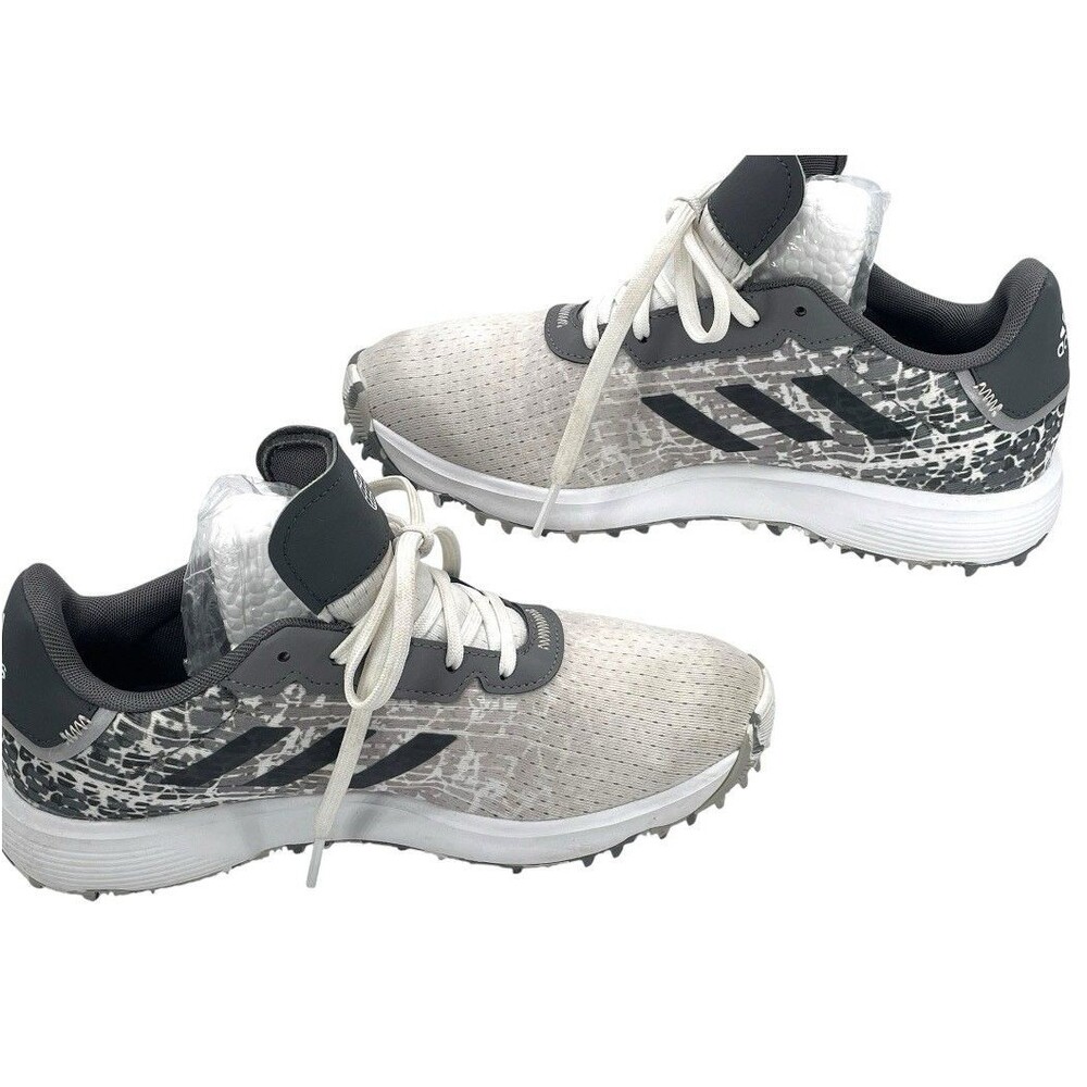 Adidas Tech Response SL 3.0 Golf Shoes Womens 5.5 White Gray Spikeless - Picture 2 of 7